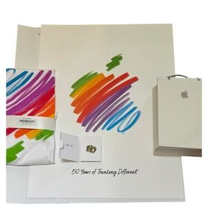 Apple 50th Anniversary‎ Thinking Different Full Set Sealed Poster Shirt S